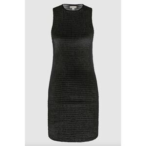 Acacia Swimwear KIRRA Dress - Licorice - Organic Cotton Mini Dress - Size Large